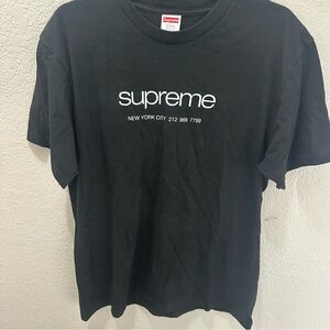 Supreme Black Shop Tee